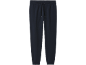 Navy blue sweatpants with an elastic waistband and drawstring.