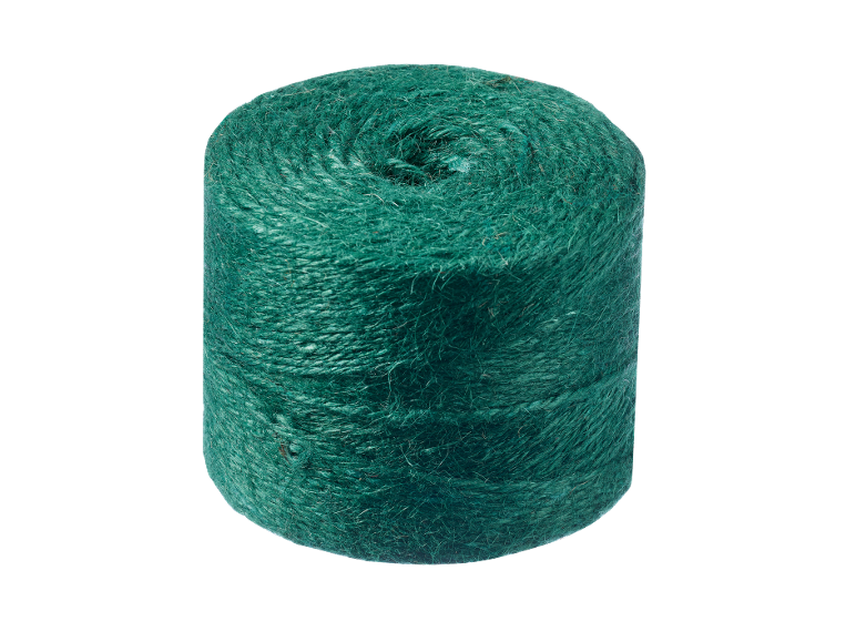 Dark green roll of garden twine