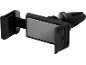 Black car phone holder with air vent clip