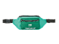 Green fanny pack with two zippered compartments and a '30 YEARS' logo.