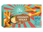 Breaded chicken sticks with creamy dip, cooking instructions, and weight (300g).