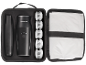 Garment cleaning kit with main device, refills, and wash bag