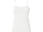 White basic women's spaghetti strap top