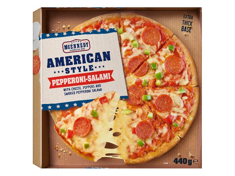 McEnnedy American style pepperoni-salami pizza, 440g.