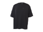 Black short-sleeved sports t-shirt with a small logo on the chest.