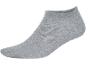 Grey fabric ankle sock, suitable for sports or leisure.