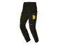 Black work trousers with yellow accents and reflective strips.