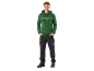 Man in green hoodie with 'PARKSIDE EST. 1996' text and black work trousers.