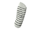 White sock with black stripes and the text '5-3' on the side.
