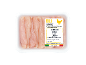 Packaged chicken breast fillets, 0.400 kg, store at max +4°C.