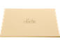 Rectangular beige pizza stone with the embossed text 'GRILL MEISTER'.