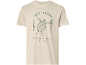 White T-shirt with a turtle print and text 'Turtle Cove Island Resort, Smith's Reef, Est. 1985'.