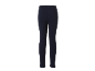 Dark blue children's leggings with an elastic waistband