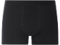 Black men's boxer briefs with an elastic waistband and visible stitching.