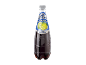 Bottle of dark sparkling drink with a lemon label and 'Italian Passion' text.