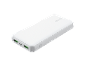 White power bank with USB ports and 'TRONIC' logo on top.