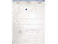 Transparent vacuum storage bag with usage instructions and MAX marking.