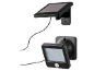 Solar LED light with motion sensor and separate solar panel