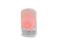 White night light with a red glow and a motion sensor