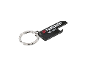 Black bottle opener with a silver key ring, featuring the text 'EST. 1996'.
