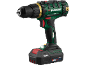 Green and black cordless drill with a 2.0Ah battery