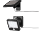 Solar spotlight with motion sensor and separate solar panel.