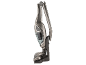 2-in-1 cordless stick vacuum cleaner in grey with a transparent dust container.