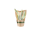 Sansevieria plant in brown paper packaging with 'HEALTHY AND PURIFYING' text