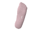 Pink short sock with '35-38' size printed.
