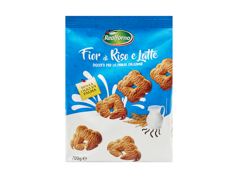 Rice and milk biscuits without palm oil, 700g.