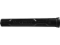 Black tool nozzle with embossed logo.