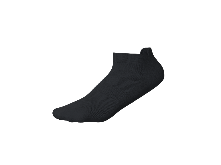 Black sporty low-cut sock by Crivit.