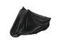 Black protective cover for motorcycle or scooter