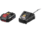 A black and red 2.0Ah battery and a 2.4A charger, both celebrating 30 years.