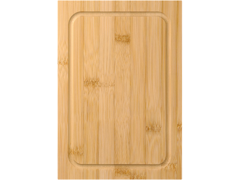 Bamboo cutting board with juice groove