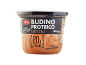 Hazelnut protein pudding, 20g protein, low fat and lactose-free.