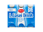 Pack of 6 white L. Casei drinks with vitamin B6, D, and L. Casei.