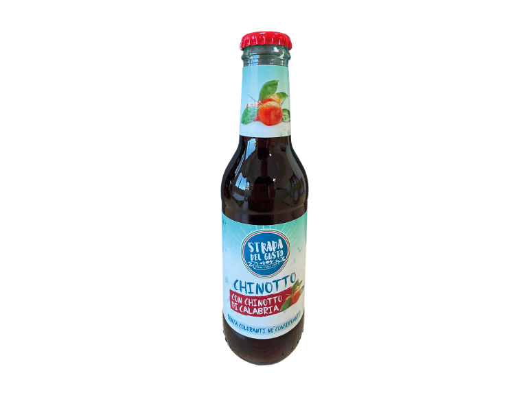 Strada del Gusto Chinotto from Calabria, drink without colorants or preservatives.
