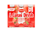 Strawberry yogurt drink with vitamins B6, D and L. Casei, 6 x 100 g pack.