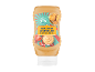 Bottle of Tomatoes & Mustard Festival Sauce with fried chicken and tomatoes, 315g/315ml.