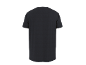 Back view of a plain dark grey short-sleeved t-shirt.