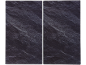 Two dark grey slate tiles with natural texture.