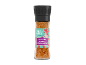 Spiced salt with garlic and chili in an 80g grinder.