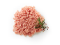 Minced pork with rosemary, thyme, and peppercorns