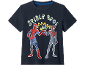 Navy blue t-shirt with a spider superhero print and the text 'SPIDER BROS'.