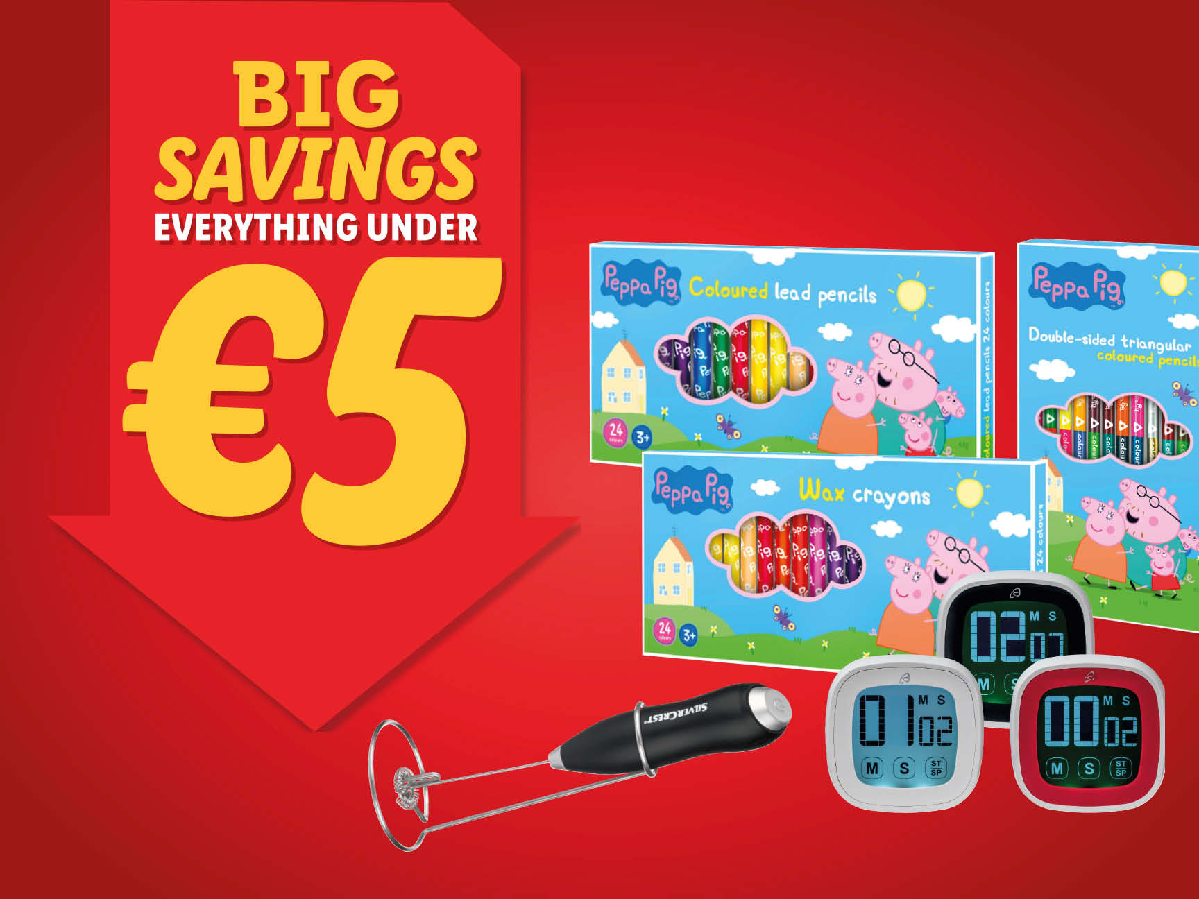 Big savings: everything under €5