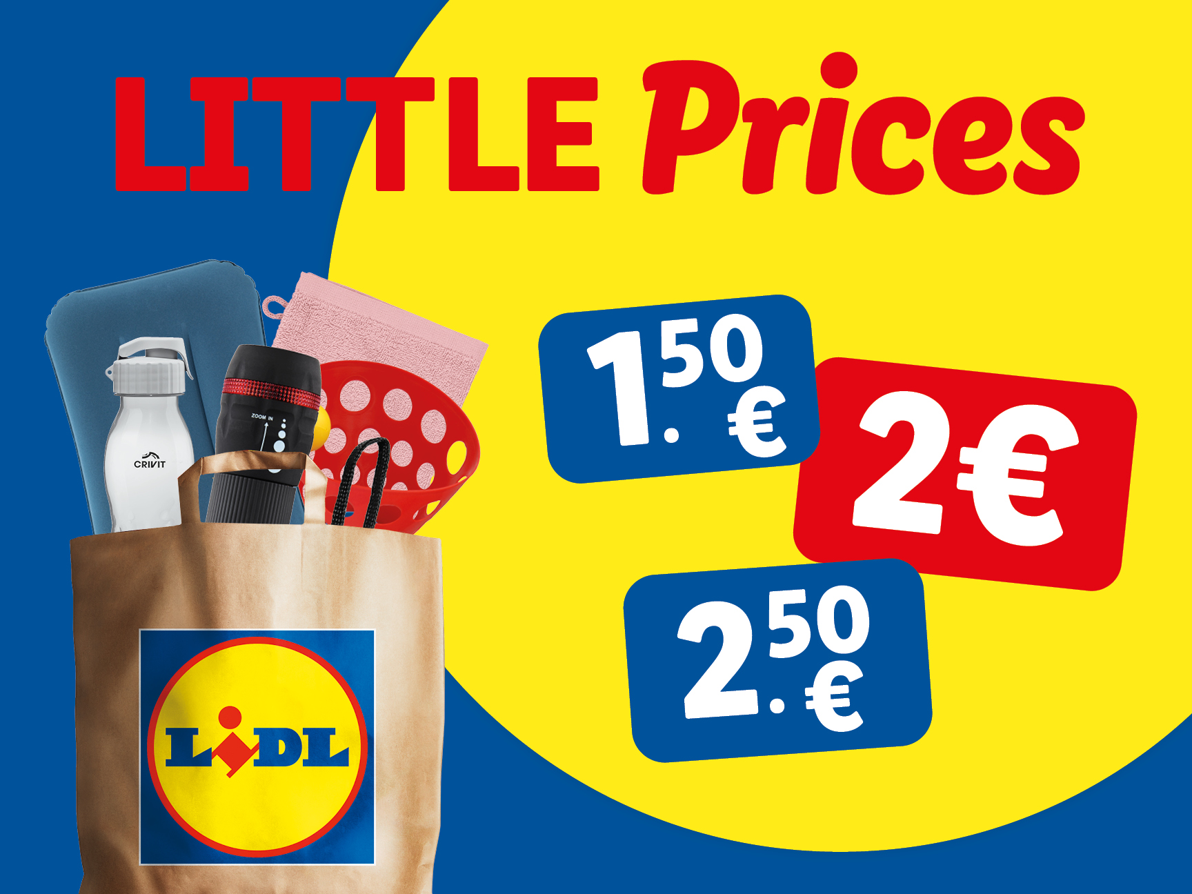 Little Prices €1.50-€2-€2.50