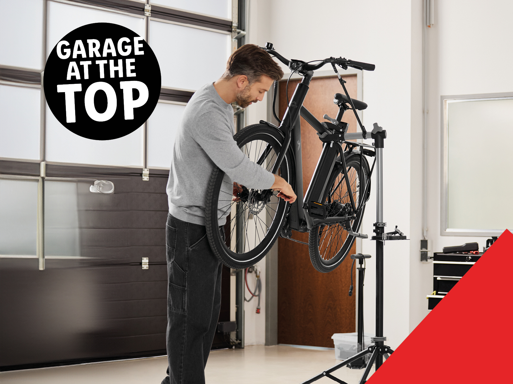 Garage at the top