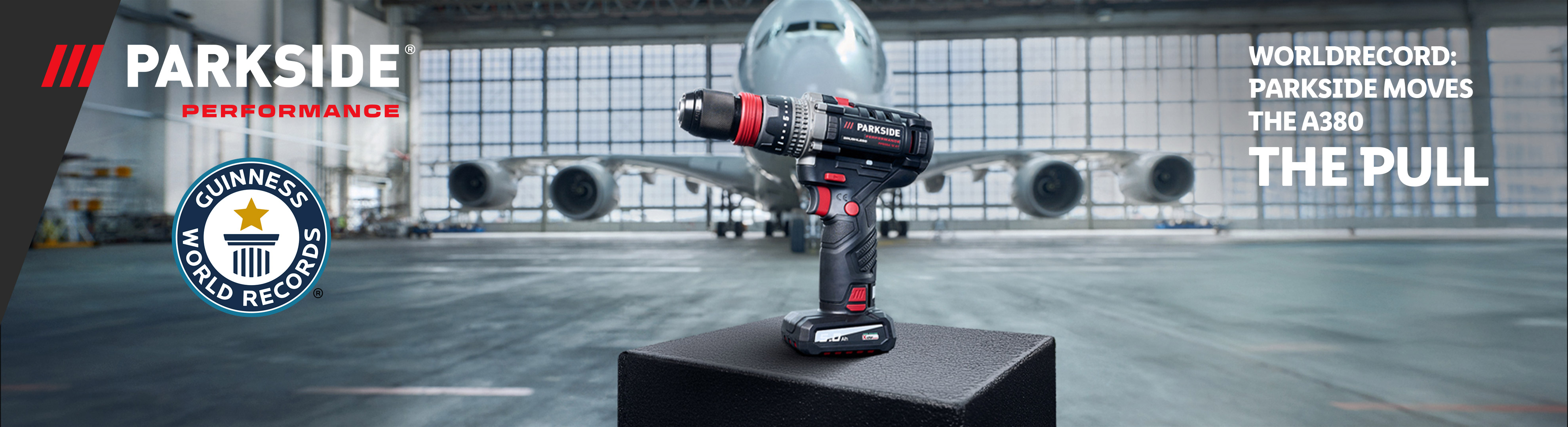 The Pull. Worldrecord: Parkside moves the A380.  